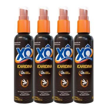 Imagem de Kit Repelente Xô Inseto Icaridina Spray C/ 4Un De 100mL Cada - CIMED