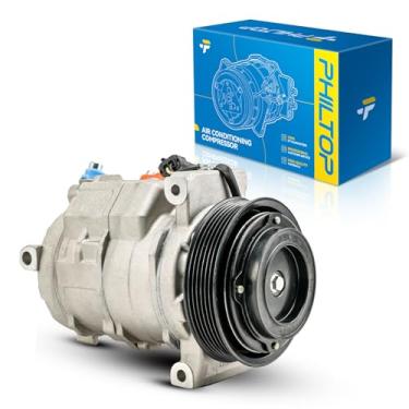 Imagem de PHILTOP Compressor AC 198385, compressor de ar condicionado com embreagem para viagem 2009 2010 2011 2012 2013 2014 2015 2016 2017 2018 2019 2.4L, Journey 2020, Compressor AC para carro