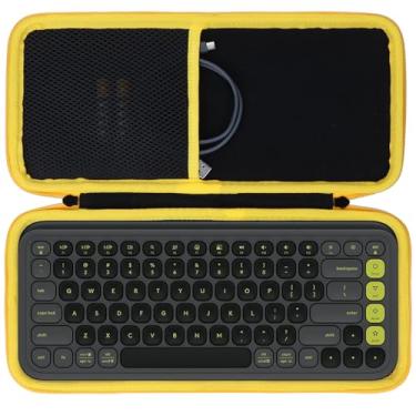 Imagem de Lebakort Estojo de armazenamento compatível com teclado Logitech POP ICON Keys (capa grafite)