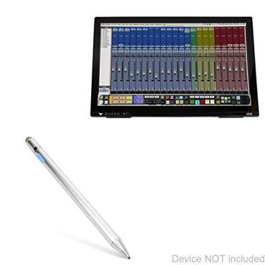 Imagem de Caneta Stylus Slate Digital Raven MTi2, BoxWave [AccuPoint Active Stylus] Caneta eletrônica com ponta ultrafina para ardósia Digital Raven MTi2 - Prata metálica