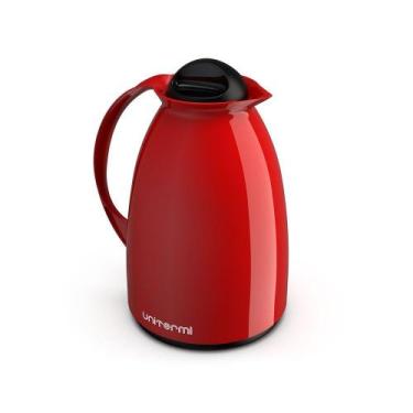 Imagem de Garrafa Térmica Café Florença 650ml Unitermi, Vermelho, 650ml