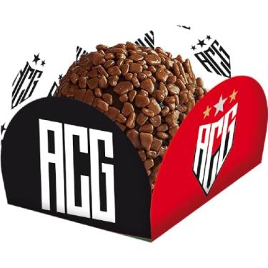 Imagem de Porta Forminha Atletico Goianiense Oficial - Embalagem com 40 unidades.