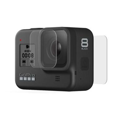 Imagem de Películas de Vidro para Lente e LCD Traseiro GoPro Hero 8 Black
