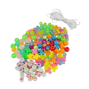 Imagem de Kit Miçangas Pulseira Frozen 140 Peças - Etitoys