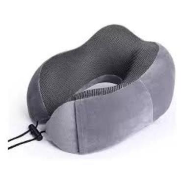 Imagem de Almofada Nasa Travesseiro Pescoço Viagem Com Fecho Ajustável cinza - V