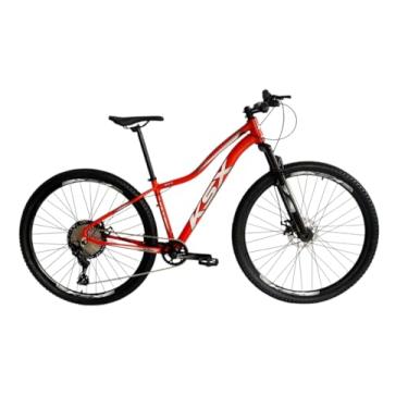 Imagem de Bicicleta Bike Aro 29 KSW 12V Feminina Alumínio MTB K7 11x52 Dentes -Cabeamento Superior Interno (VERMELHA (ADS BRANCO), 15)