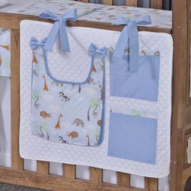 Imagem de Porta Treco e Fralda Organizador Quarto de Bebê Menino Menina 1 Peça C