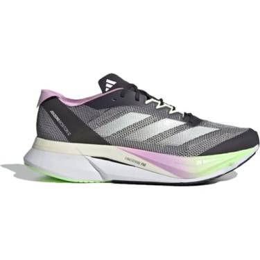 Imagem de adidas Tênis masculino Adizero Boston 12, Aurora Black/Zero Metalic/Green Spark, 43