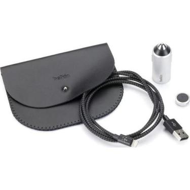 Imagem de Kit Carregador Veicular Belkin Valet com 1 Saída USB, Cinza