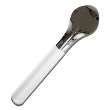 Imagem de ESPÁTULA Para Sorvete Italiano, Açaí INOX 28 cm Cabo BRANCO - SB