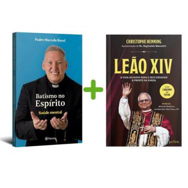 Imagem de Kit 2Livros Físico, Batismo no espírito, Padre Marcelo Rossi + Leão Xi