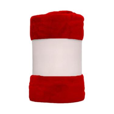 Imagem de Cobertor Manta Casal Microfibra Ultra Macia 2,00x1,80m Coberta Antialérgica Soft Confort(Vermelho,Kit 2 Unidades)