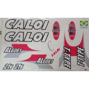 Imagem de Adesivos colante bikes caloi t-type 21 vel al 6061 vermelho - Amazonas