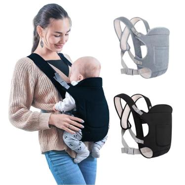 Imagem de Canguru Bebê Sling Carregador Ergonômico Passeio 4 Posições