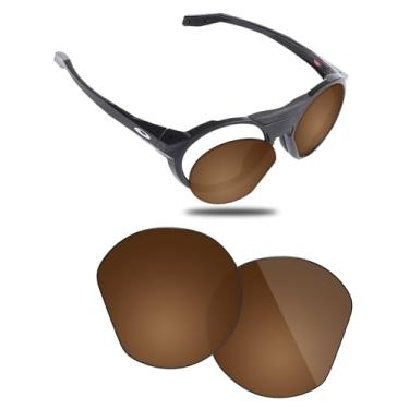 Imagem de Fiskr Lentes polarizadas de substituição compatíveis com óculos de sol Oakley Clifden OO9440, resistente a impactos e ajuste perfeito - marrom âmbar