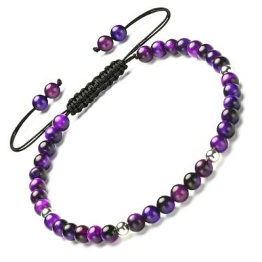 Imagem de Apocalyptic-K Tornozeleira de prata esterlina 925/ouro, │4 mm│23 a 30 cm, tornozeleira de pedra natural, tecido à mão, tamanho ajustável, Inches, Pedra, Turmalina Ágata