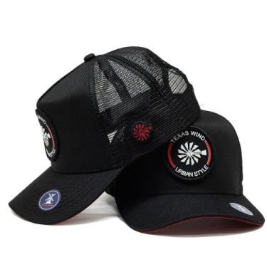 Imagem de Boné Trucker Telinha UrbanStyle Atrevidu's Country Preto, Preto, Taman