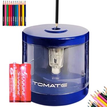 Imagem de Apontador Elétrico a pilha, apontador de lápis para estudante escritorio Apontador Elétrico para Lápis, Automático