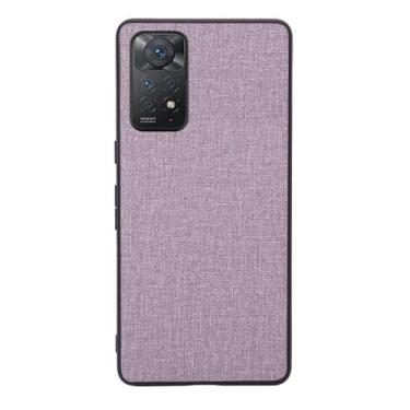 Imagem de Capas Compatível com Xiaomi Redmi Note 11,Design de padrão de tela,Pproteção completa de 360°,Pplástico macio,Proteção contra queda-Purple