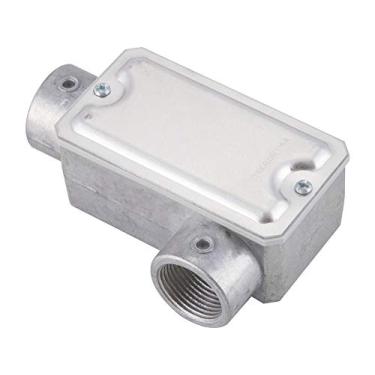 Imagem de Condulete fixo 3/4" tipo"LL" - com tampa/rosca BSP/sem pintura Tramontina