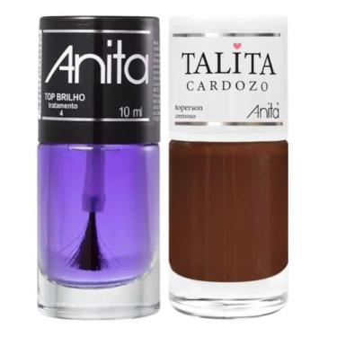 Imagem de Esmalte Toperson Coleção Talita Cardozo + Top Brilho 10ml Anita