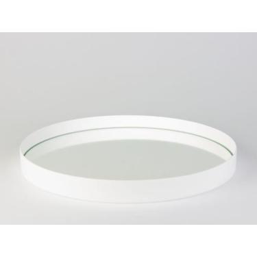Imagem de Bandeja Decorativa Branca 40 Cm Redondo - e2g Design