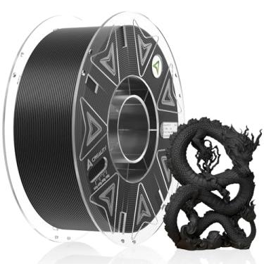 Imagem de Creality Filamento oficial Hyper PETG-CF (fibra de carbono) 1,75 mm, filamento de impressora 3D Hyper PETG-CF 30-300mm/s de alta velocidade, precisão dimensional +/-0,02 mm, carretel preto de 1 kg