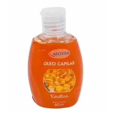 Imagem de Óleo Capilar Queratina, Laranja, Arovida, 60 ml