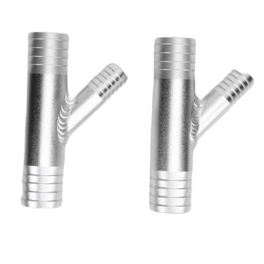 Imagem de Luocute Aquecedor de Táxi Y Acabamentos, 1 Polegada a 5/8in Aquecedor de Alumínio Mangueira Y Substituição do Conector para UTV RZR SXS, Acessórios para Aquecimento do Motor de