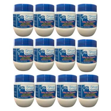 Imagem de Kit 12un Creme Hidratante Sebo Carneiro Lanolina Cânfora Ureia 3% 240g