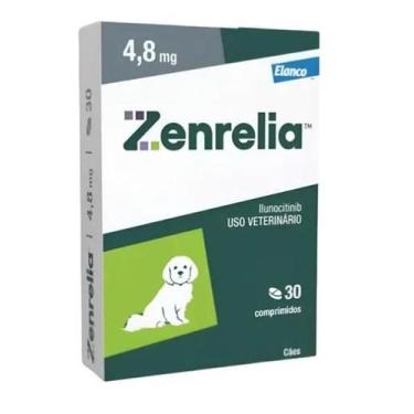 Imagem de Zenrelia 4,8 Mg Anti Coceira Para Cães Cão Cachorro 30 Cp - Elanco