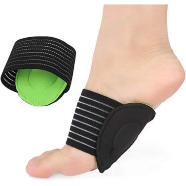 Imagem de Palmilha Ortopédica com Massagem para Fascite Plantar – Suporte de Arco Elástico, Alívio de Dores e Conforto Diário | Unissex, Ideal para Pés Chatos