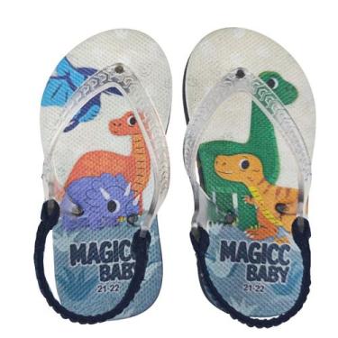 Imagem de Chinelo Bebê Sandália Infantil Dinos Meninos Magicc Baby, 23/24
