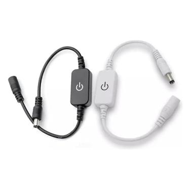 Imagem de Interruptor Fita Led Dimmer Touch Toque P4 Liga/desliga branco