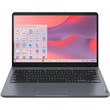 Imagem de Lenovo Chromebook 14e Gen 3 82W6003DUS Chromebook de 14 polegadas - Full HD - Intel N-Series N100-8 GB - 64 GB de memória flash - Teclado inglês - cinza tempestade