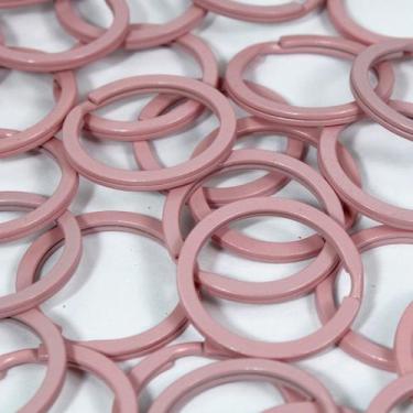 Imagem de 100 Unidades Argola Italiana 35mm Rosa Bebe Para Artesanato Chaveiro -