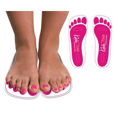 Imagem de KOBBTAN Kobbtan Spray Tan Feet Pads - Protetores De Pés Descartáveis Para Bronzeamento A Jato - Pés Antiderrapantes, Higiênicos E Confortáveis Para Bronzeamento A Jato - Capas Para Pés De Bronzeamen