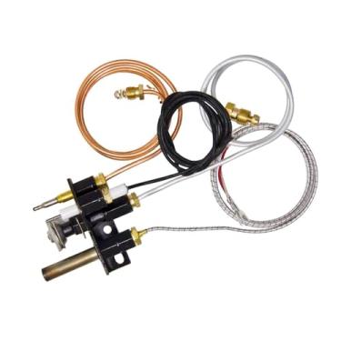 Imagem de CHICHIYANG Latão 69L17 Montagem Piloto 69L17 904405 Fogão de Lareira de Ventilação Direta Substituto Adequado para Aparelhos a Gás Superiores