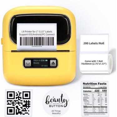 Imagem de Etiqueta Maker Impressora térmica Peweglow L9 Bluetooth 25-80mm