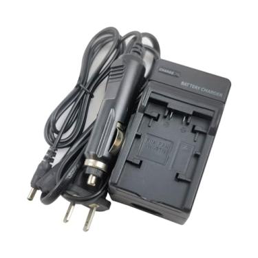 Imagem de Carregador de bateria único AC/DC para Panasonic VW-VBT190 VW-VBT380 VW-VBY100E VW-VBK180 VW-VBK360 VW-BC10E VW-VBL090 HC-W850 HC-WX990 HC-V550
