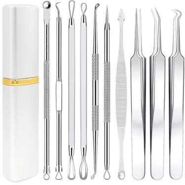 Imagem de Kit de ferramentas para remover cravos e espinhas Boxoyx 10 unidades