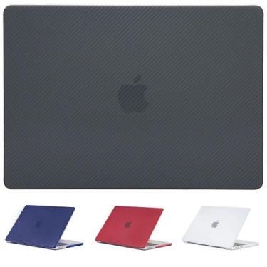 Imagem de Capa Fibra de Carbono Macbook Pro 13.3 pol A2338 - Hars, Preta