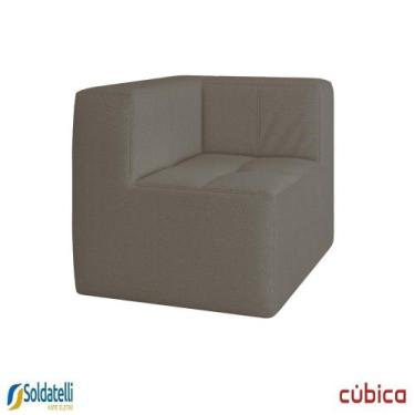 Imagem de Sofá na Caixa Modular Expansível Evo Canto Vários Tecidos - Cúbica Est