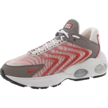 Imagem de Nike Tênis masculino Air Max TW Lifestyle casual e moderno vermelho 43 médio (D), Osso claro/cinza oliva/branco / argila vermelha, 42