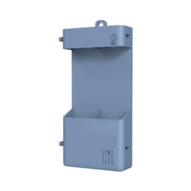 Imagem de Ioensy Suporte de parede para pauzinhos, suporte para talheres, de silicone para escova de dentes, Azul