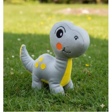 Imagem de Dinossauro Pelúcia Presente Criança Dino 28cm Antialérgico - DW confec