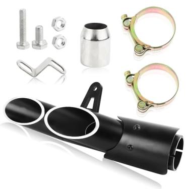 Imagem de Pontas de escape de motocicleta de 38 mm-51 mm 3.8-5.1 cm para Kawasaki Z650 ZX6R Honda CBR 500 300R Yamaha FZ1 250 300 Moto Dirt Bike Silencer Kit