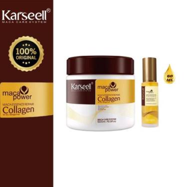 Imagem de Karseell Collagen 500g + Óleo Maca Essence 60ml  Nutrição e Brilho Int