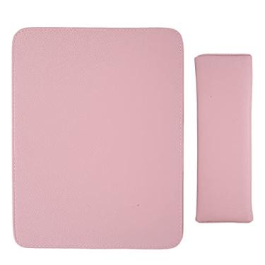 Imagem de Travesseiro de Mão Macio para Arte Em Unhas, Suporte para Descanso de Braço, Conjunto de Ferramentas de Manicure Com Tapete, Protege a área de Trabalho de Manchas, Sujeira, (PINK)