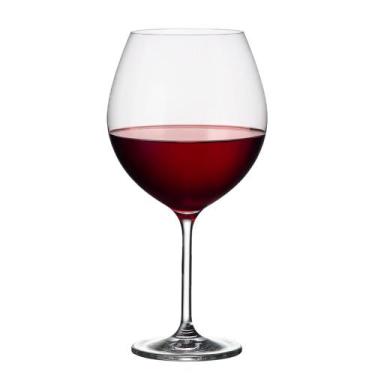 Imagem de Taça para Vinho Tinto Cristal Transparente Água 750ml Wolff